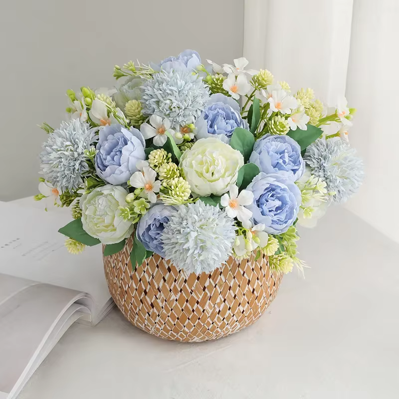 Fleurs artificielles pivoines