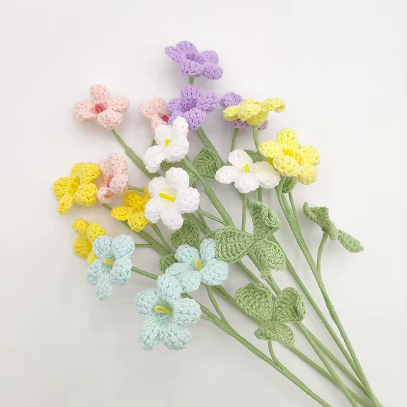 Bouquet de fleurs au Crochet mignon