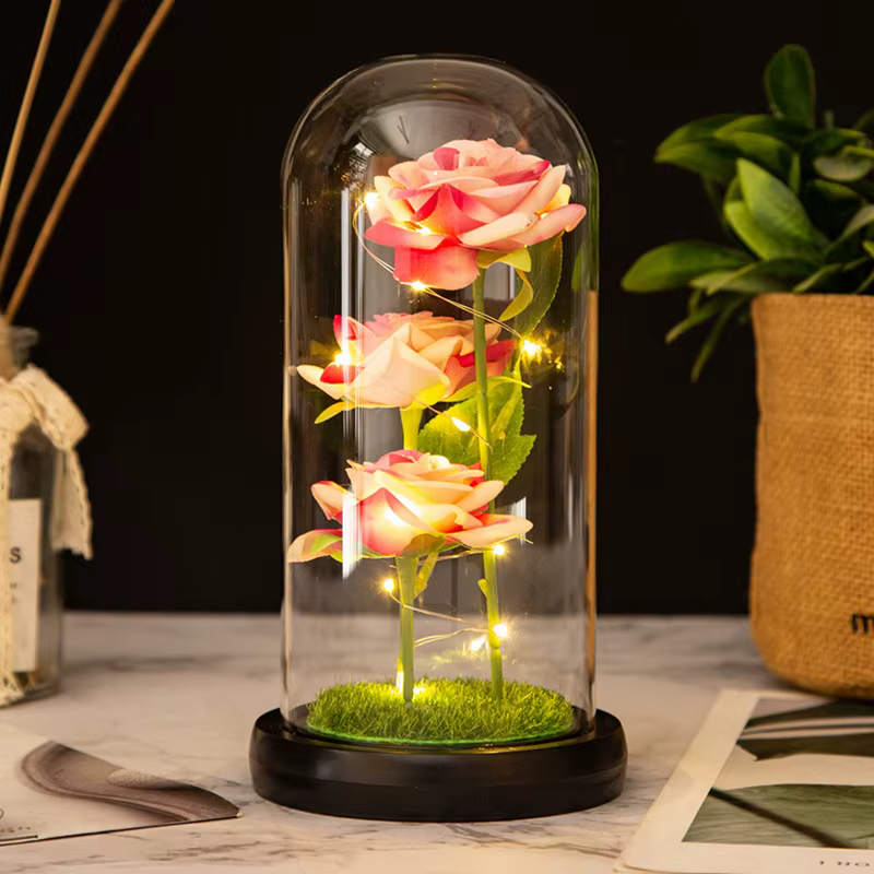 Fleurs artificielles LED Galaxy Three Rose
