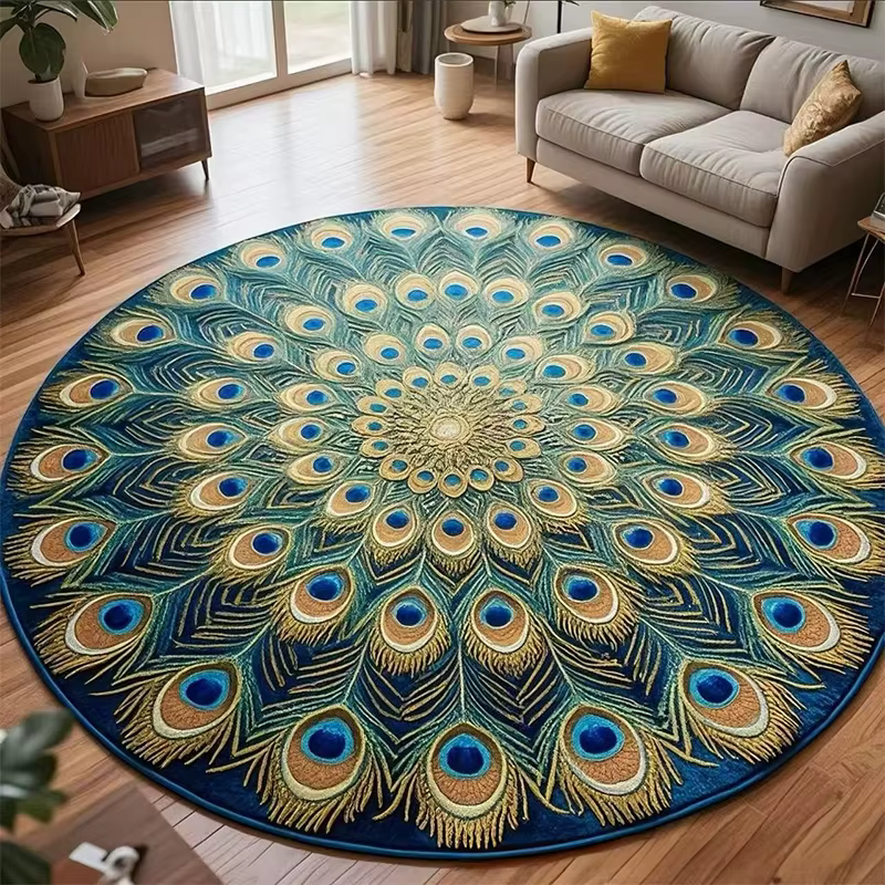 Tapis en peluche peluche tournesol 3D