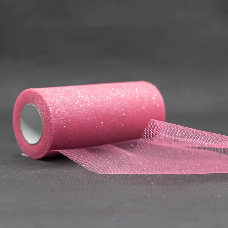 Rouleau de ruban en Tulle scintillant