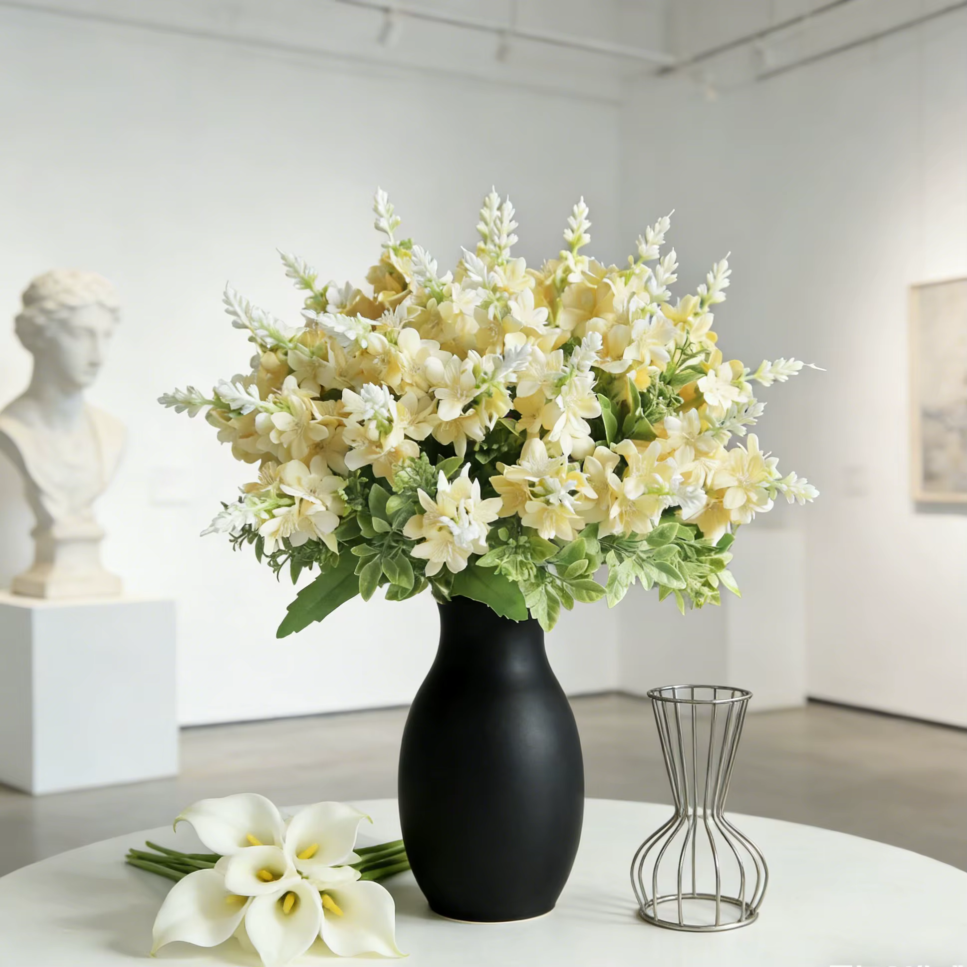 Fleurs artificielles en soie Yucca Gloriosa pour mariage
