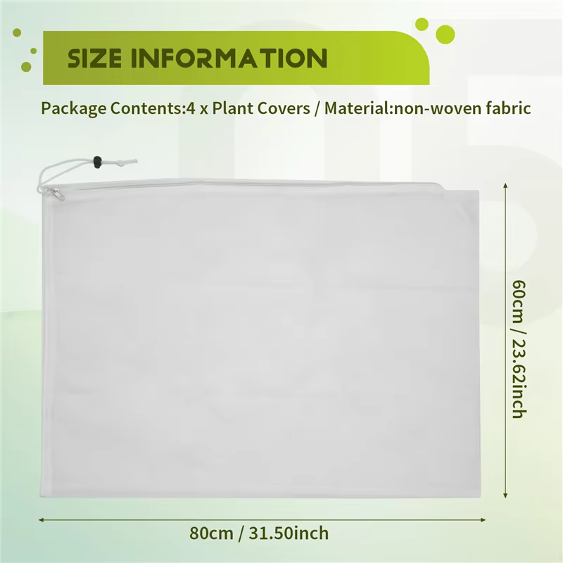 Paquet de 4 couvertures pour plantes