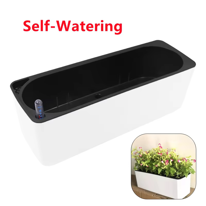 Pot de fleur rectangulaire paresseux