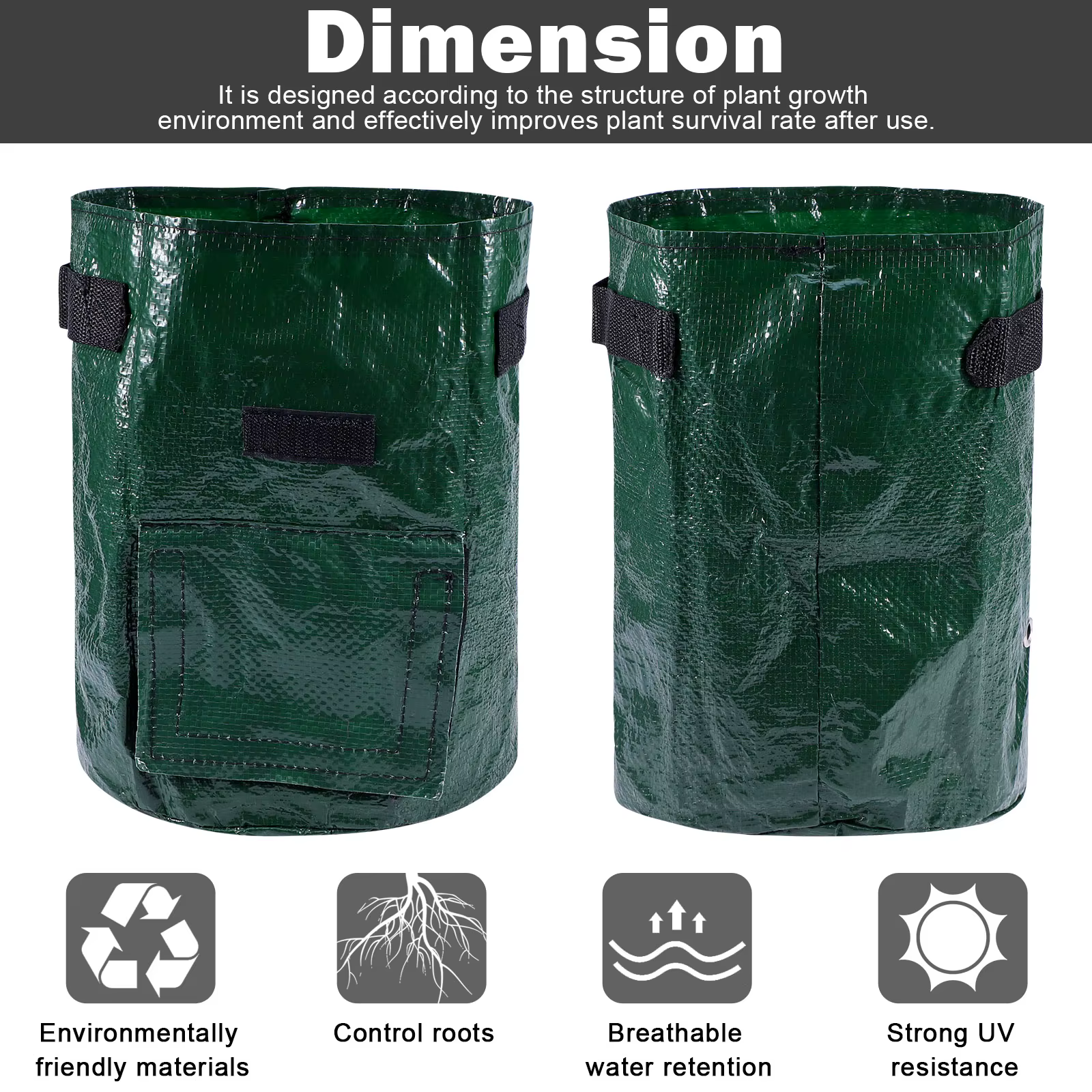 PotTagGrow-Sacs pour plantes de jardinage