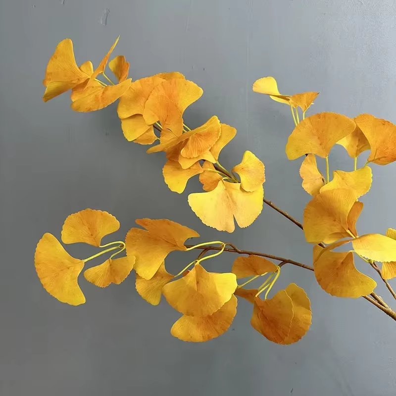 Feuilles de Ginkgo artificielles