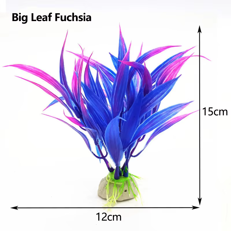 Plante aquatique artificielle en plastique
