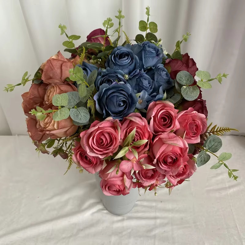 Fausses fleurs en soie