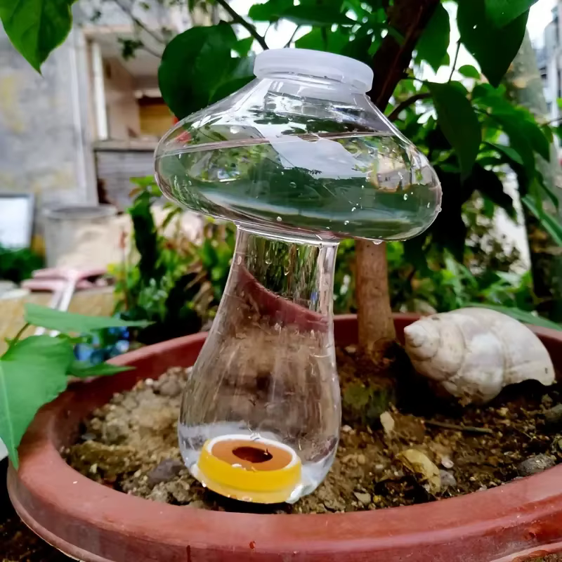 Arrosage planteur insérer amour en forme automatique plante abreuvoir pulvérisateur eau goutte
