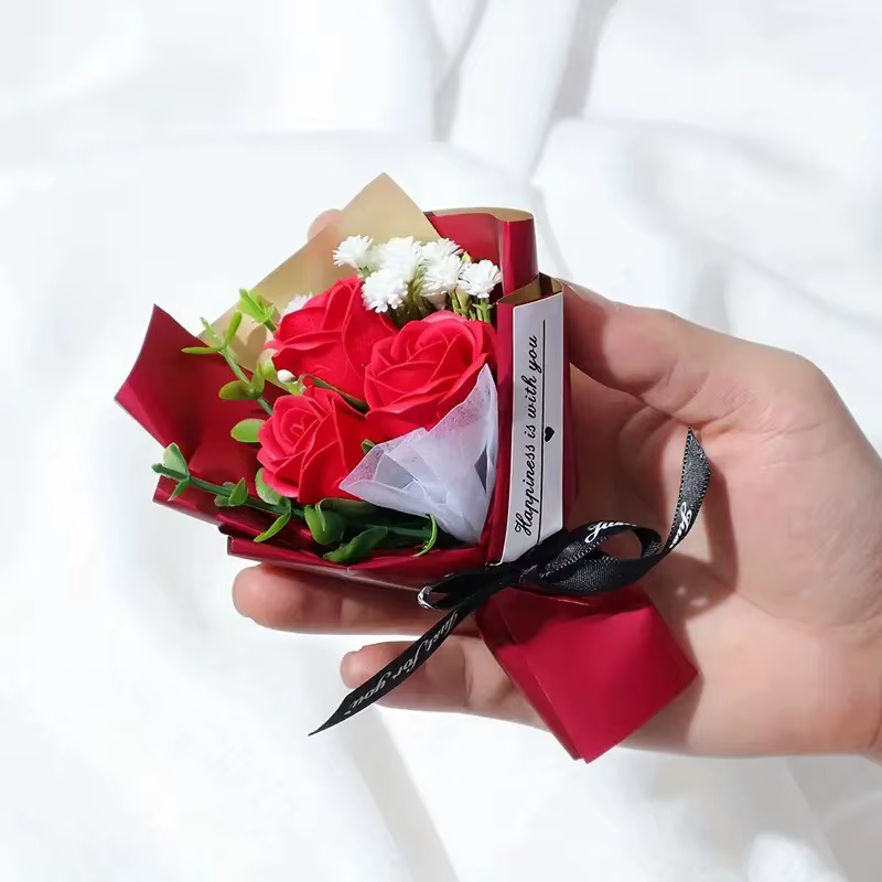 1 mini bouquet de roses