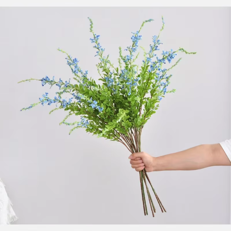 Assy enge-Fausse fleur verte artificielle