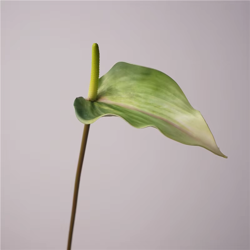 Fleur de palmier artificielle en Latex Anthurium