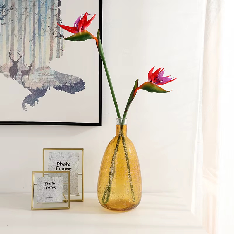 Fleur artificielle petit oiseau du paradis 80CM