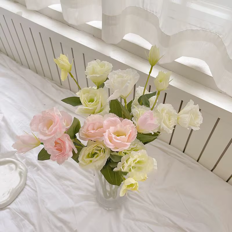 Fausses fleurs artificielles Lisianthus