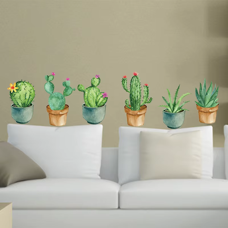 Ensemble de pots de fleurs en Pot de Cactus