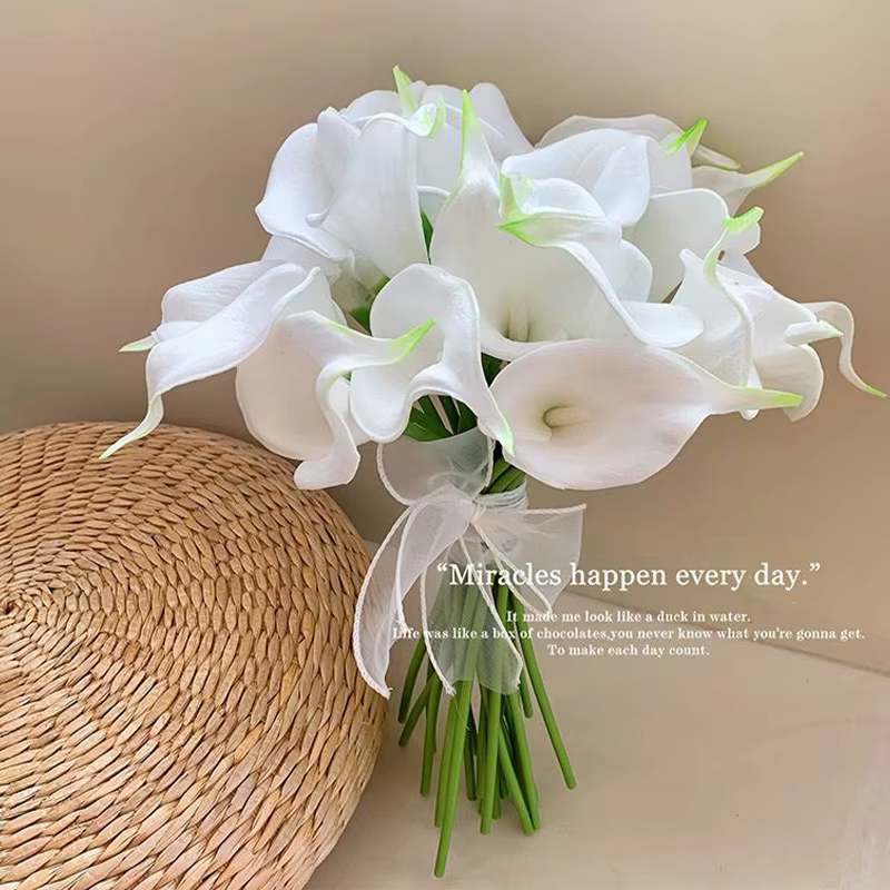 Fleurs artificielles de lys Calla