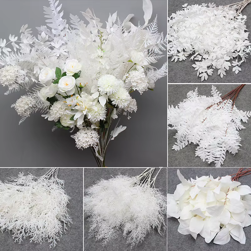 Fleurs artificielles pour décor de mariage
