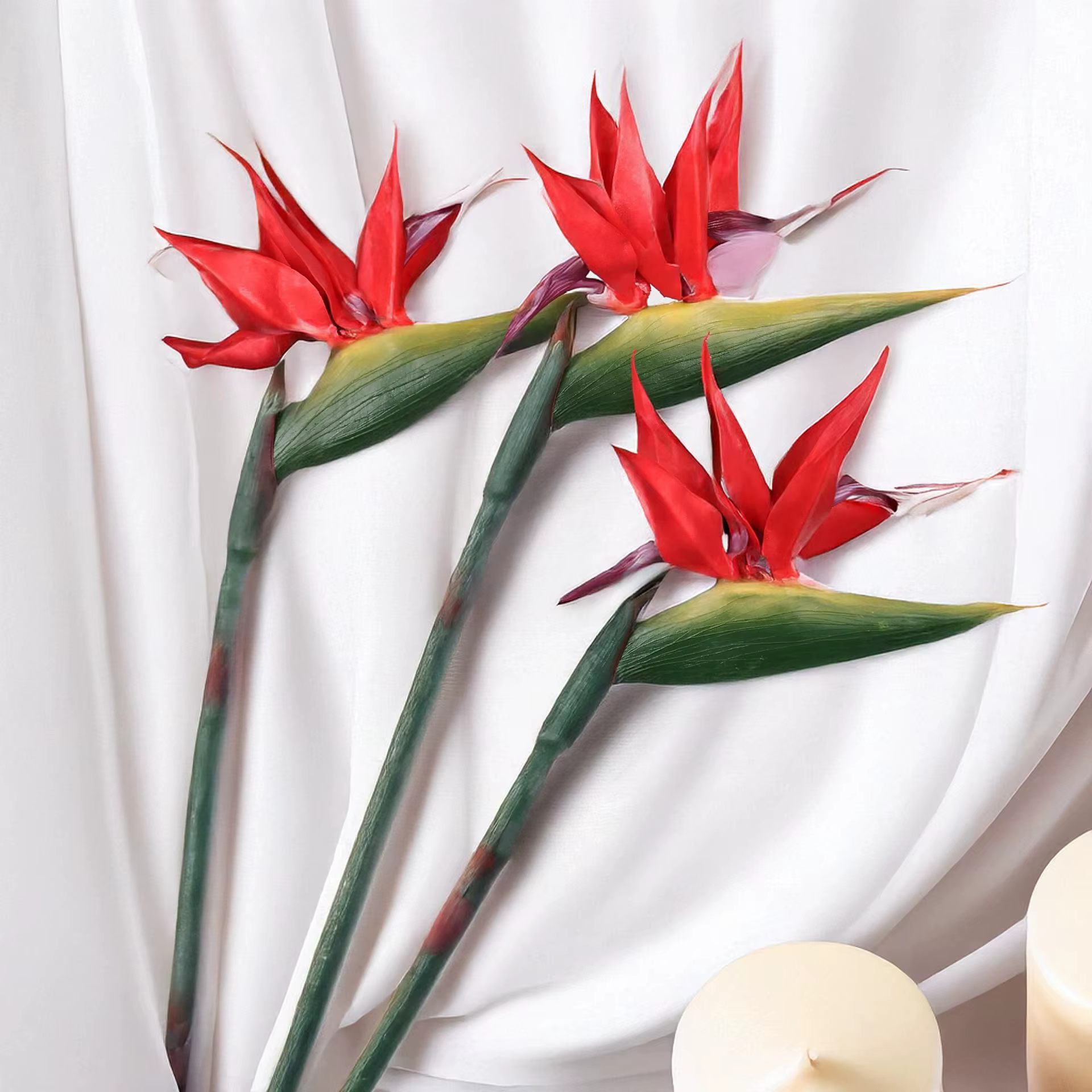 Plante oiseau de paradis artificiel de 33 pouces