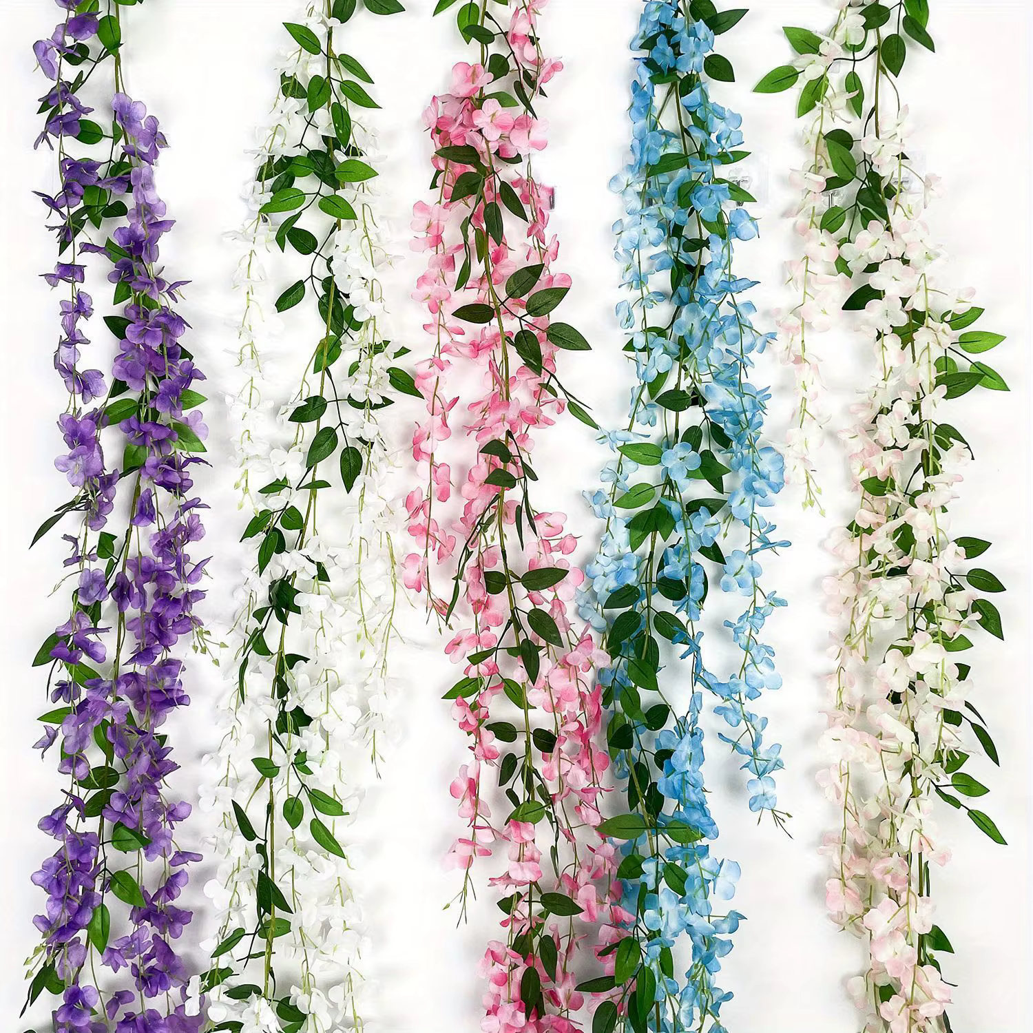 Fleurs de glycine artificielles