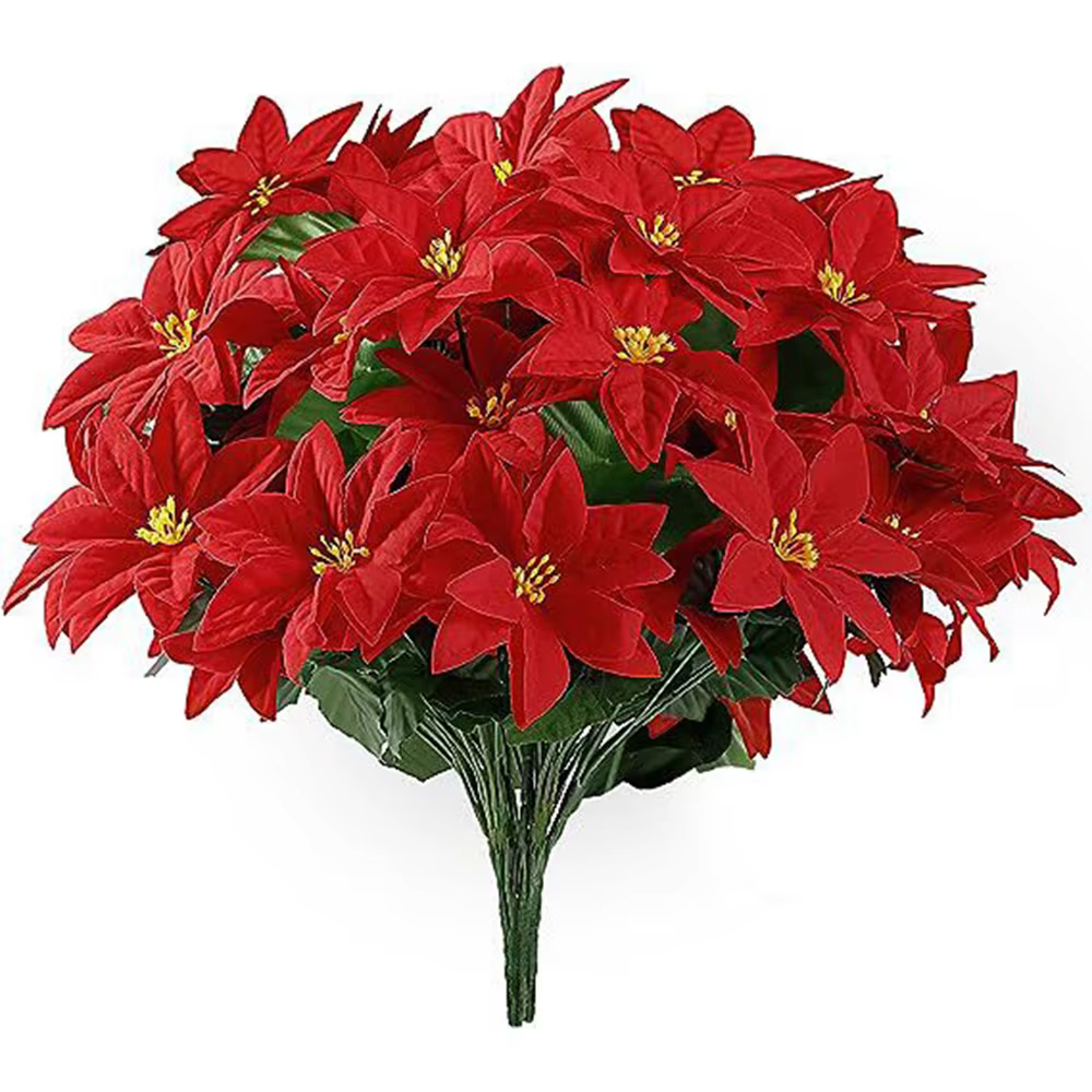 Bouquet de Poinsettia artificiel