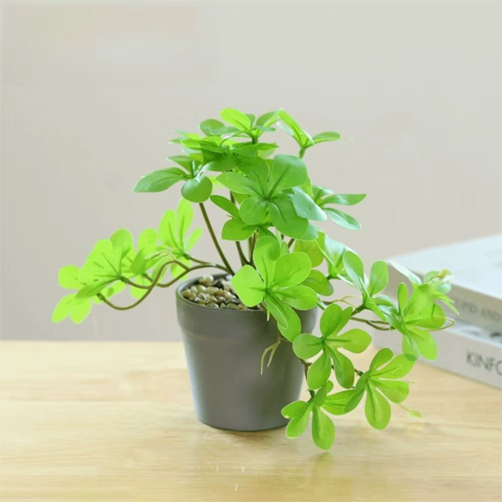 Bonsaï artificiel, plante artificielle avec pot