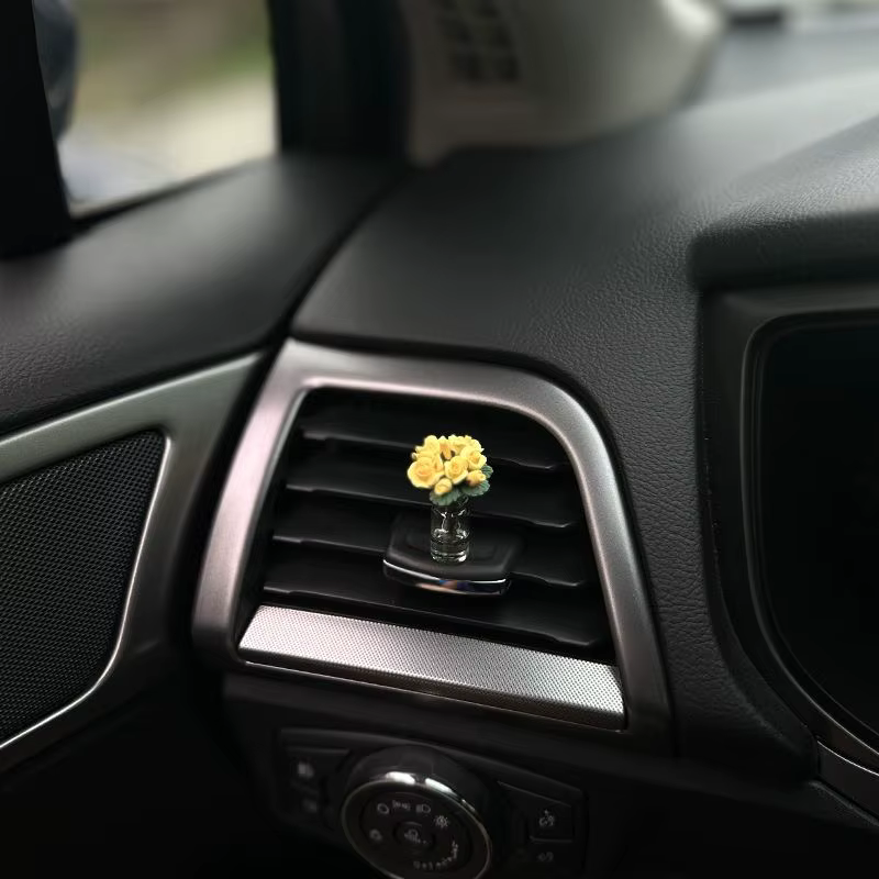Mini Vase à roses et tournesol
