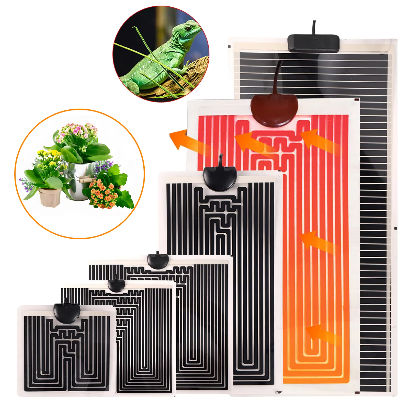 Tapis chauffant électrique pour plantes