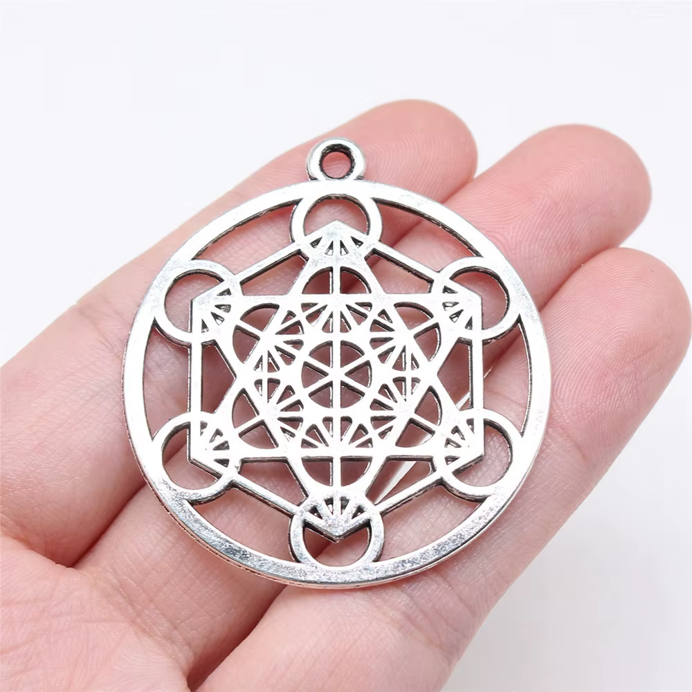 Pendentif à breloques fleur de vie, bijoux pour dames, vente en gros, articles Vintage les moins chers