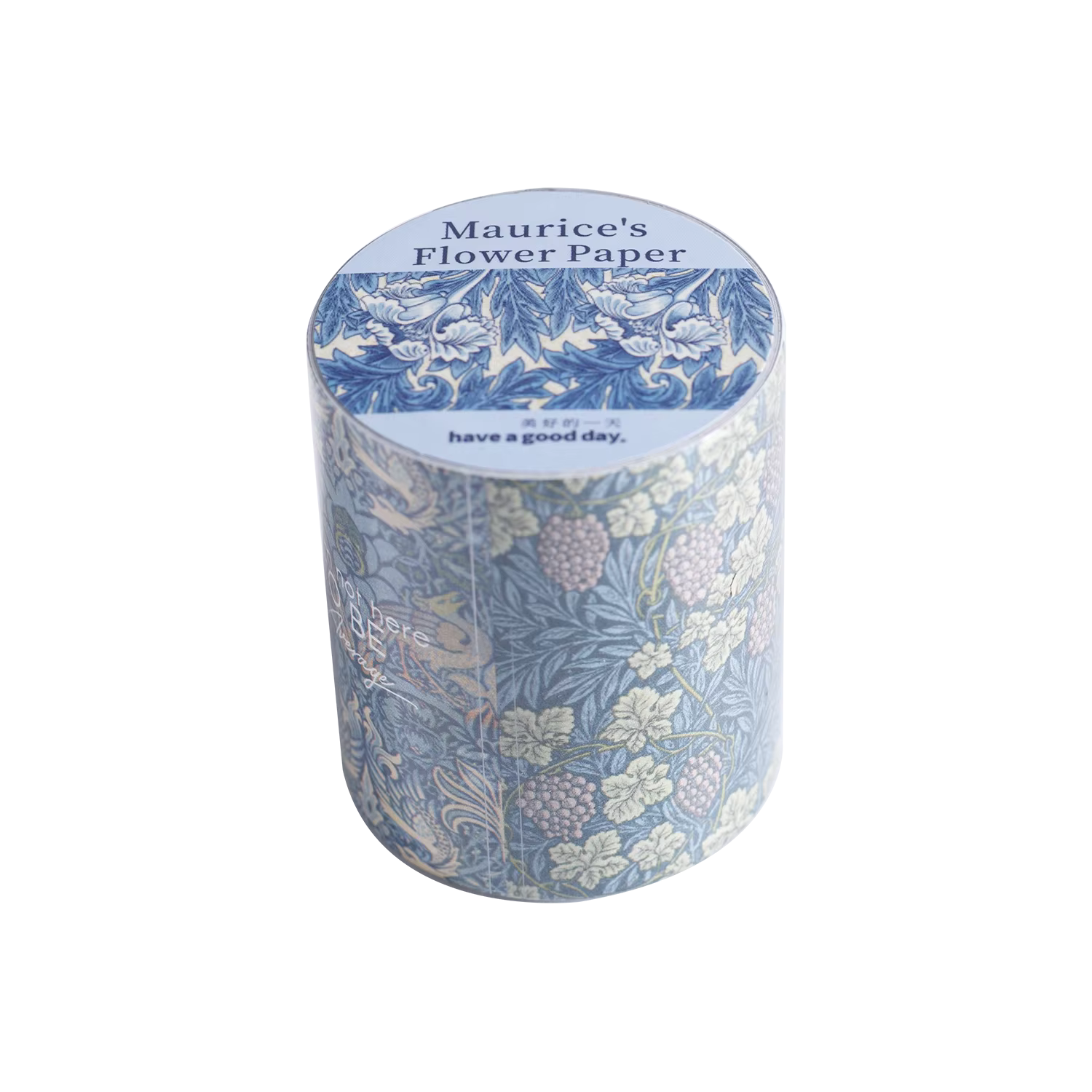 Série de papier floral Maurice : Ruban adhésif paysager à motifs végétaux vintage