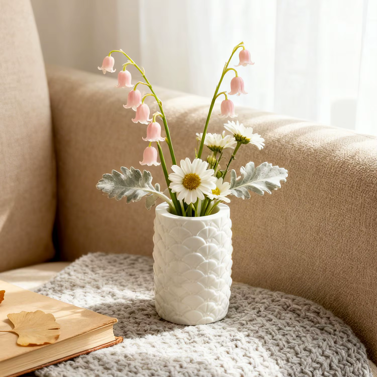 Moule en silicone DIY pour pot de fleurs en résine époxy à motifs de pétales