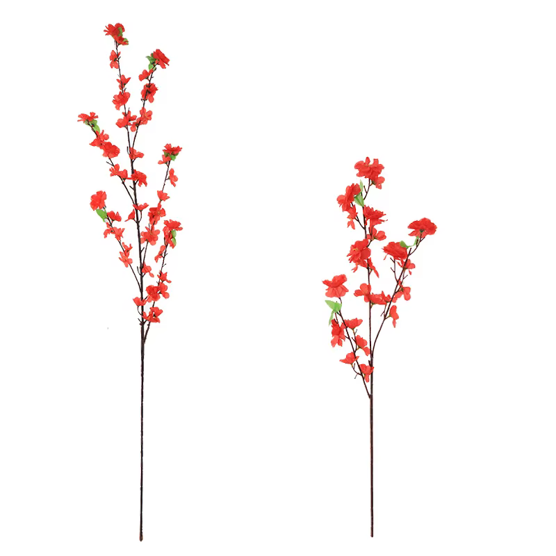 Branches de fleurs de cerisier artificielles