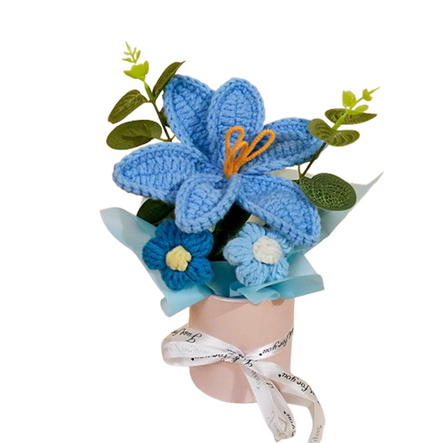 Bouquets de fleurs au Crochet faits à la main