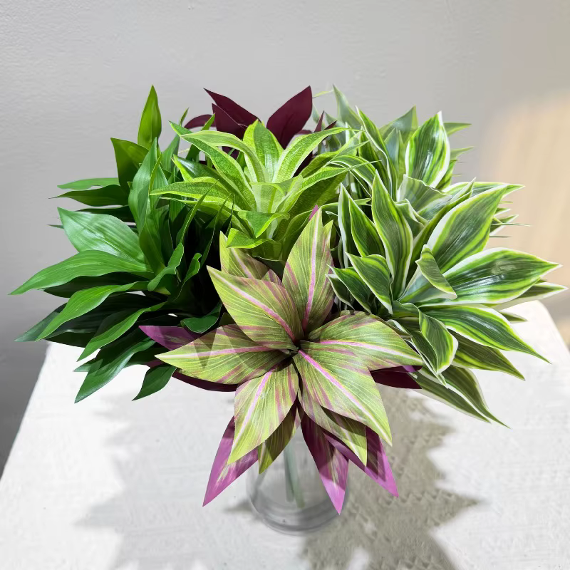 Simulation de plantes en plastique Dracaena
