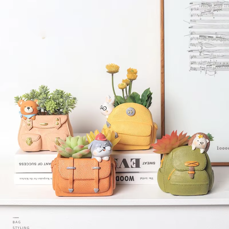 Mini jardinière pour plantes succulentes