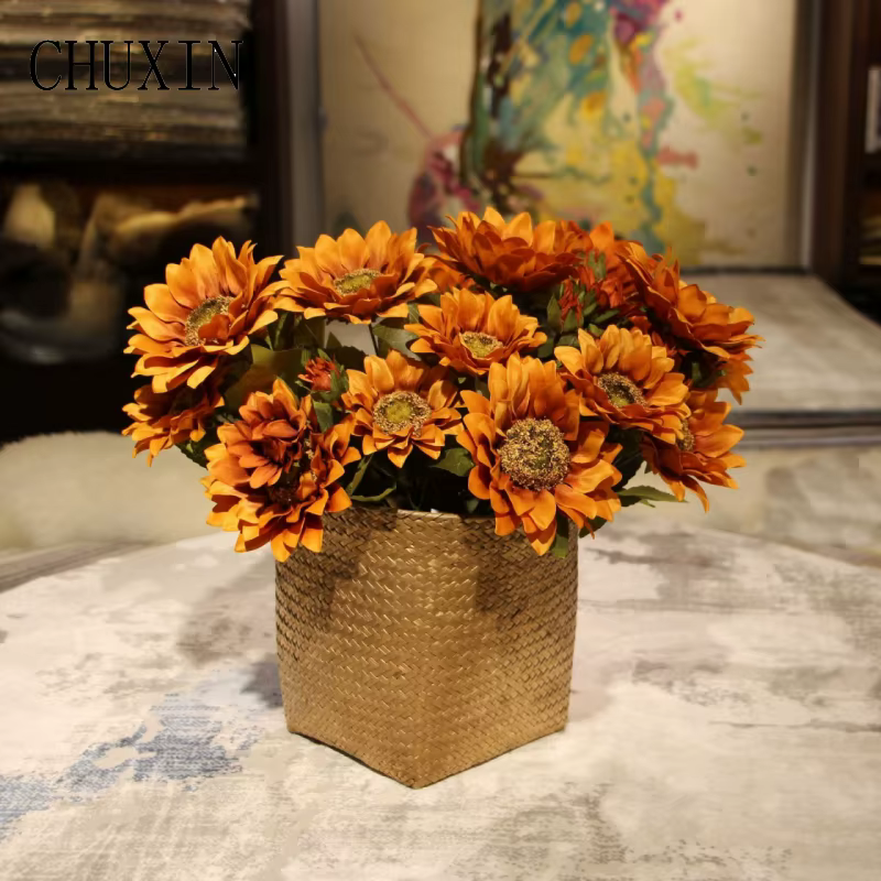 Bouquet de tournesol en soie