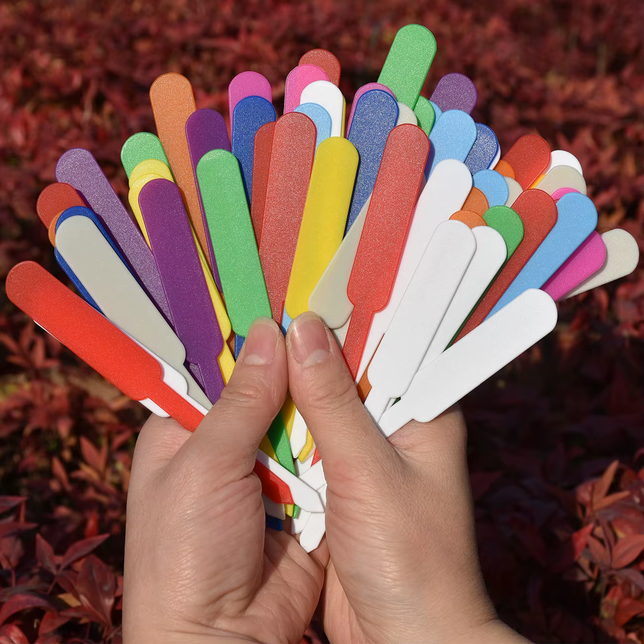 Étiquettes en plastique imperméables pour plantes de jardin