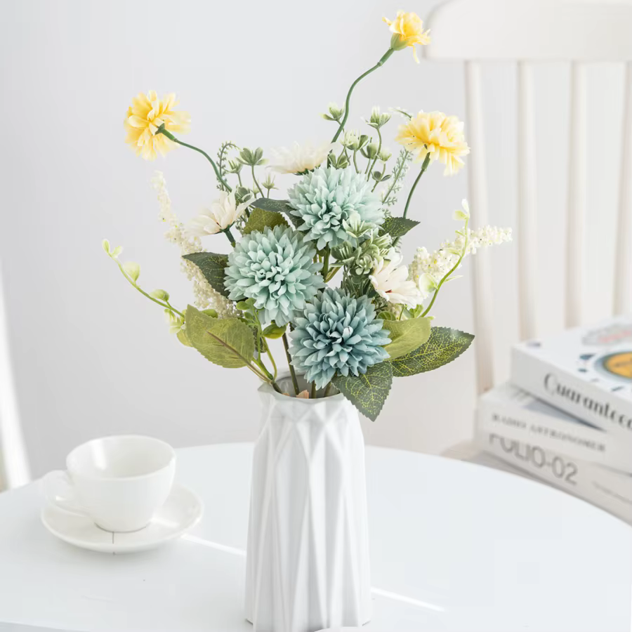 Fleurs artificielles en soie