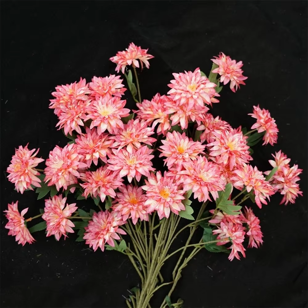 Fleur de Dahlia Artificielle de 64 cm de Long