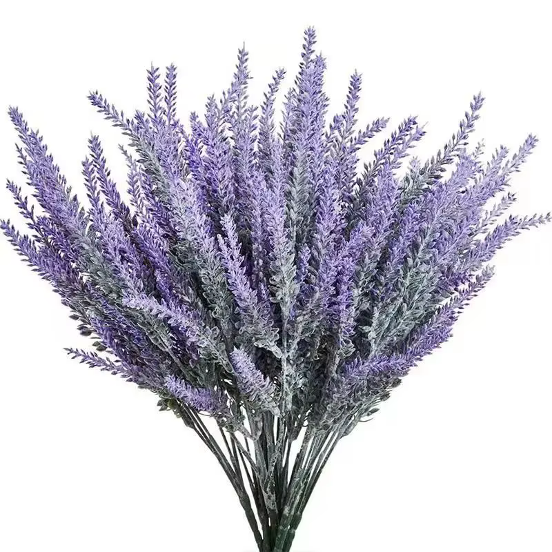 1/3/5 pièces fleur artificielle plante lavande Festival de noël mariage mariée Bouquet maison extérieure protection UV cadeau décoration