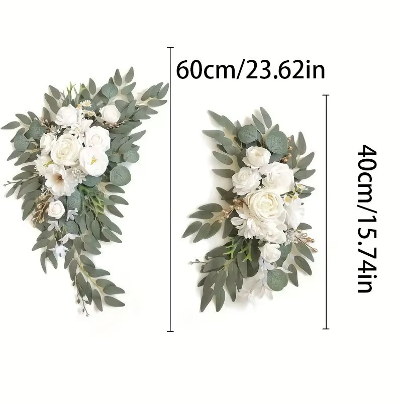 Kit de fleurs artificielles pour arc de mariage