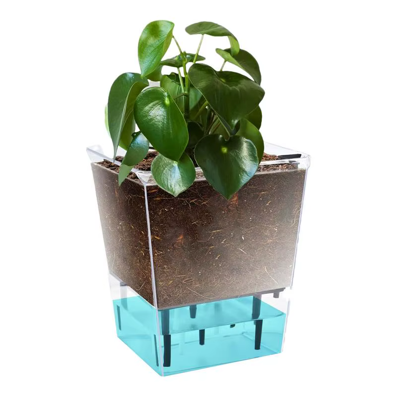 Pots à fleurs auto-arrosants avec trous de ventilation
