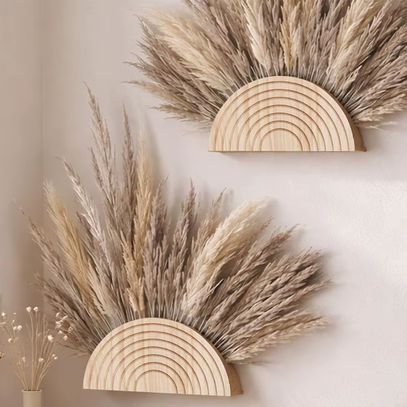 Jardinière murale en bois pour fausses plantes tiges fleurs séchées