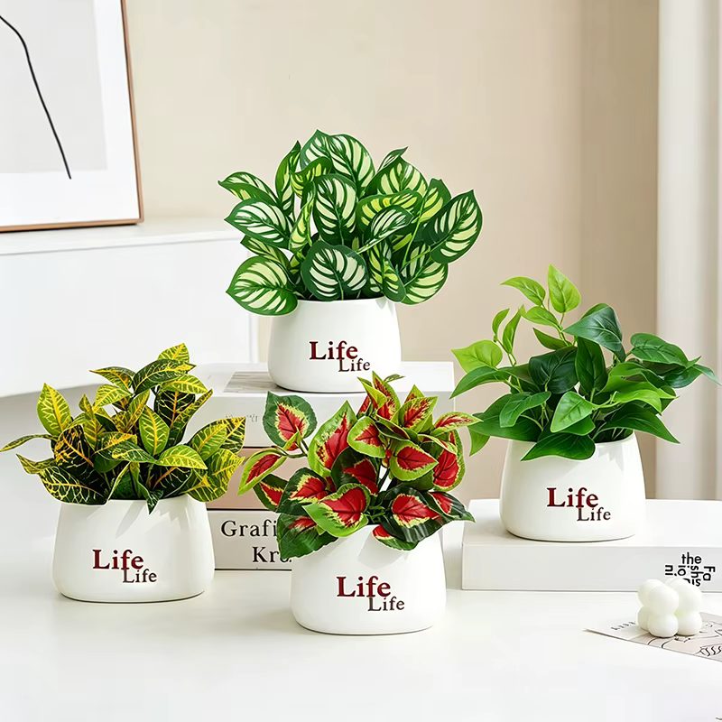 Plante Artificielle Bonsaï Verte