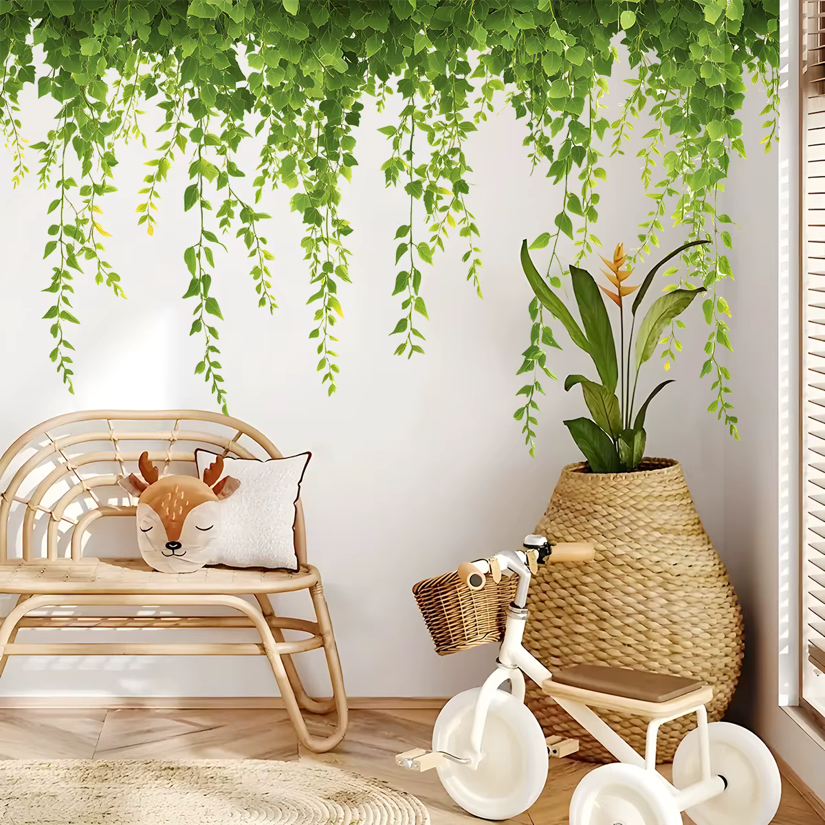 2 pièces nouvelle simulation vert vigne plante