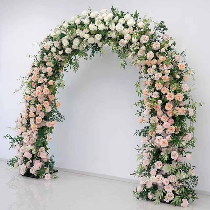 Angela fleur artificielle blanc Rose