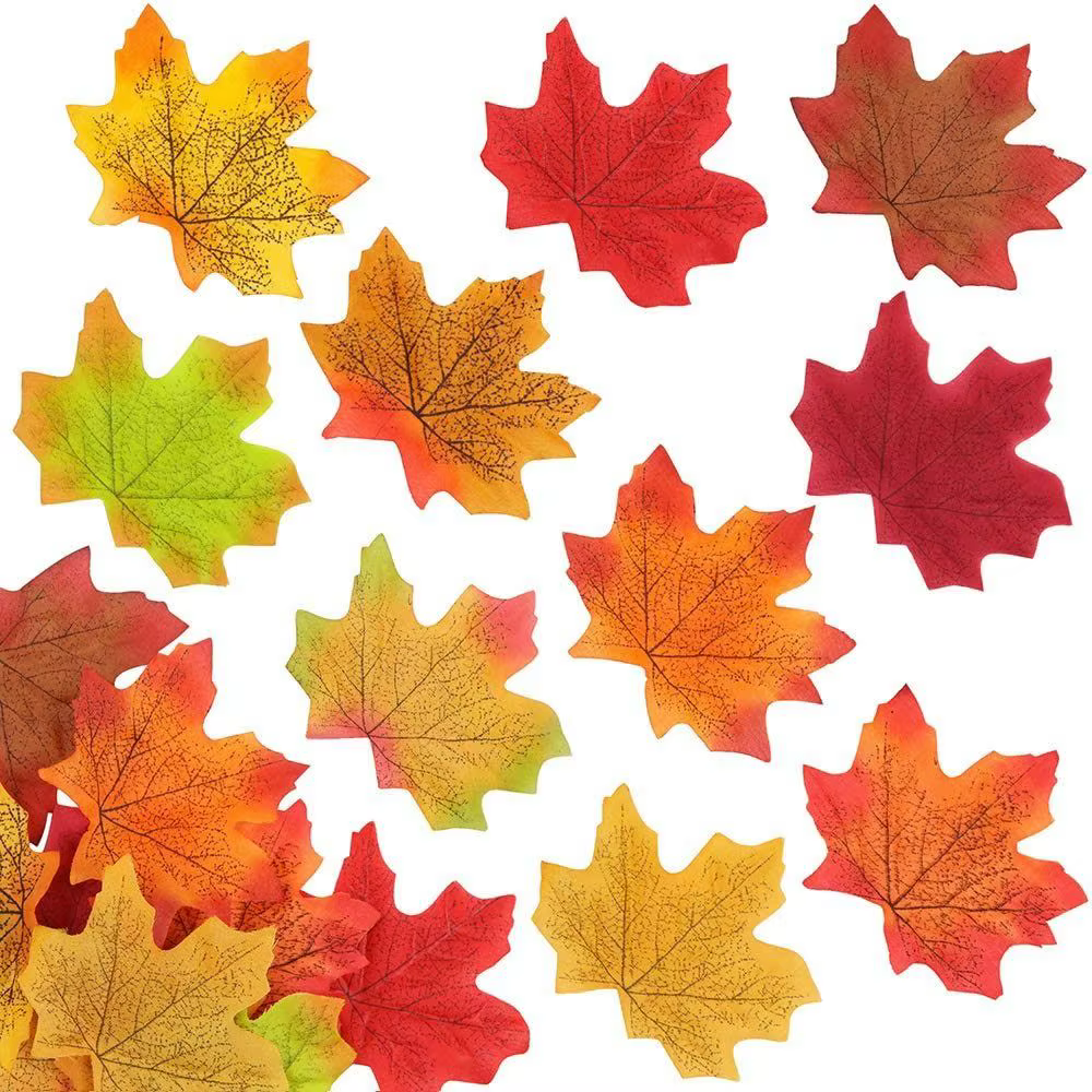 Feuilles d'érable simulées
