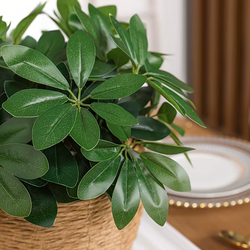 Plante artificielle | Feuilles artificielles avec tige
