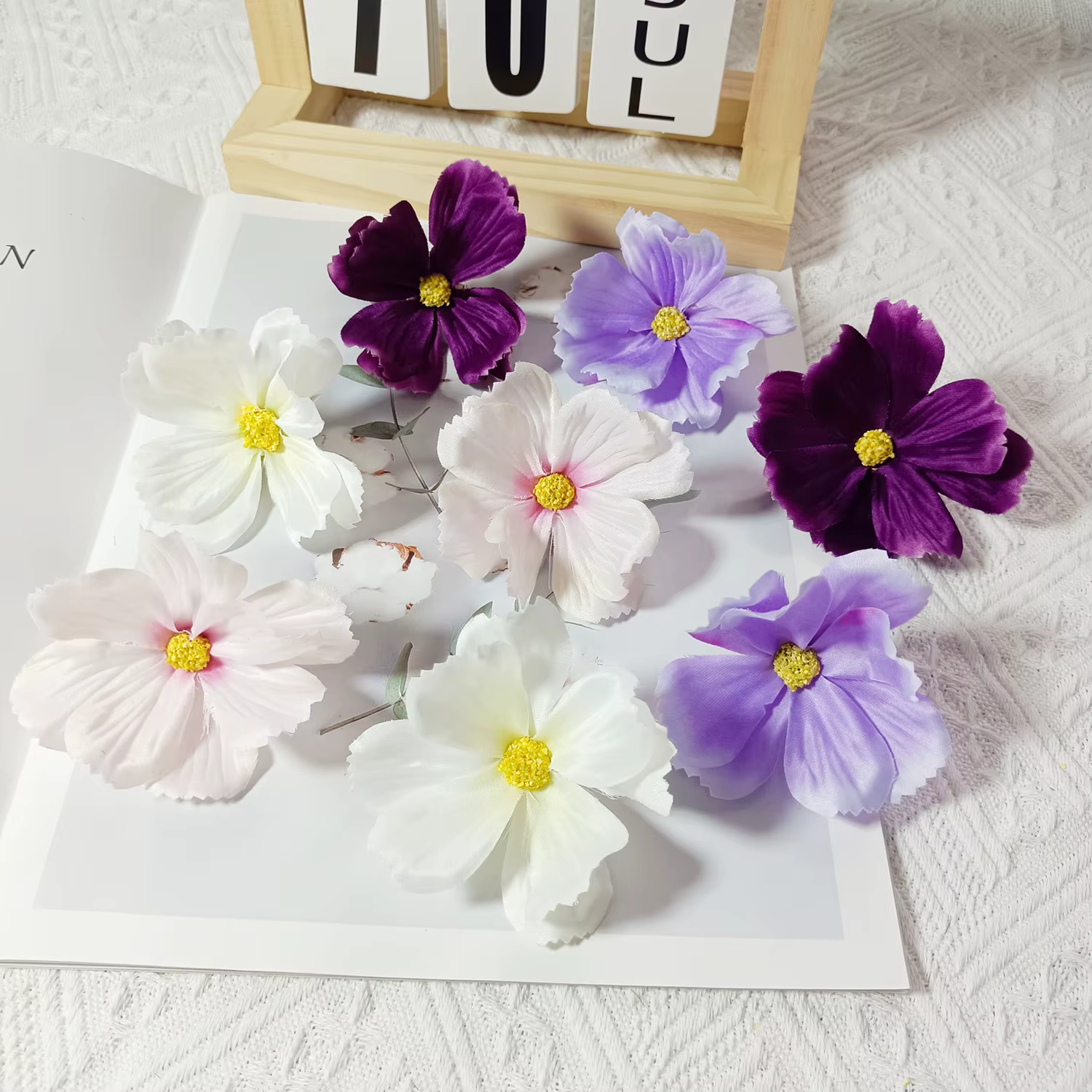 10 pièces Gesang fleurs artificielles Cosmos fleur maison salon décor ornements