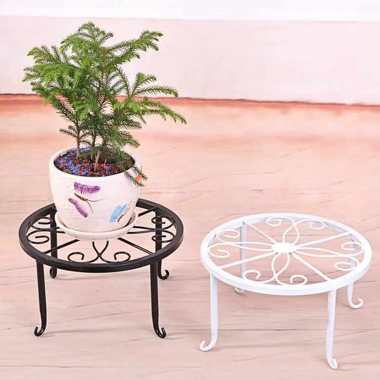 Supports de plantes en métal pour pot de fleur