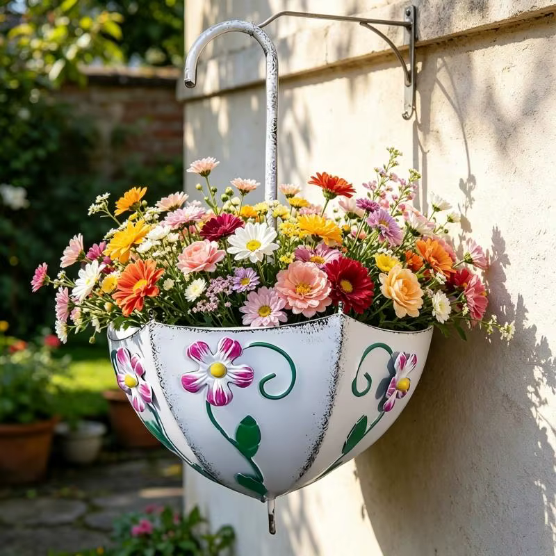 Panier fleurs élégant Styles européens